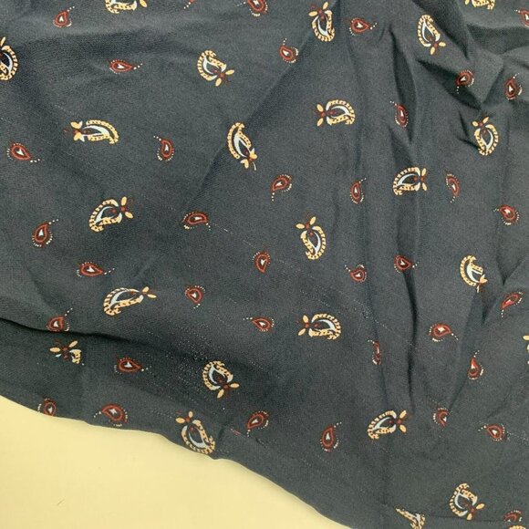 Noa Noa Womens Dress Blue Size 34 Small Long Sleeve Belted Round Neck - Picture 9 of 9